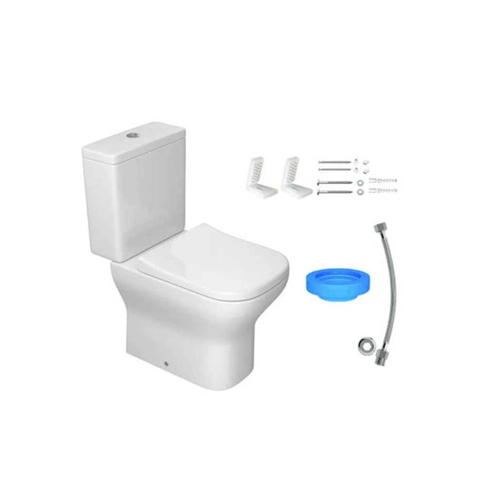 Kit Deca Bacia Axis Com Caixa E Acessórios Gelo
