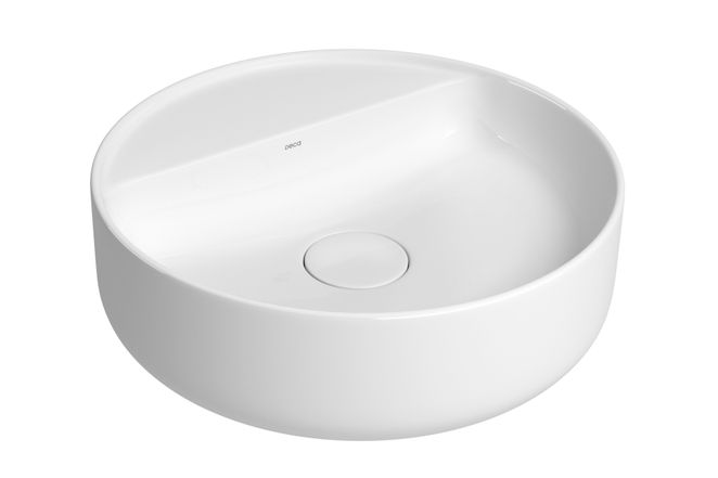 Cuba Deca L.12040.m.17 Slim Apoio Branco Redonda Com Mesa 40cm