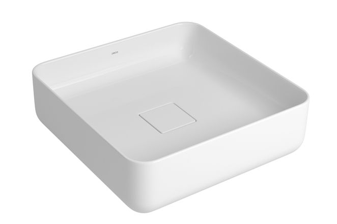 Cuba Deca L11040 G17 Slim Apoio Quadrada Branco 40cm