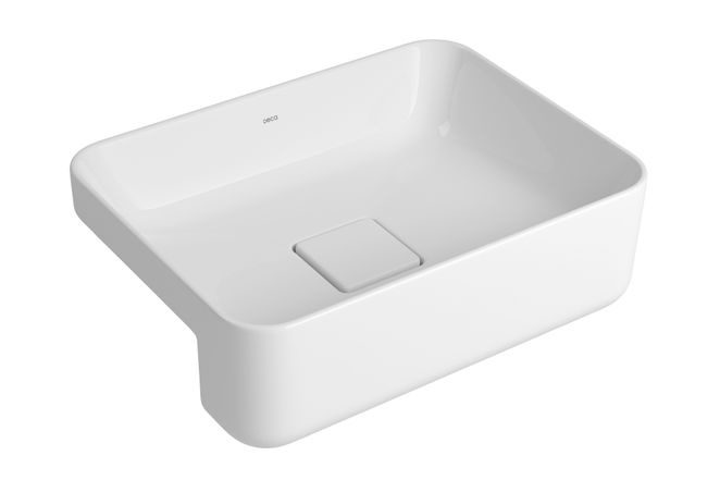 Cuba Deca L63040 Ge17 Semi Encaixe Branco Retangular 40x30cm