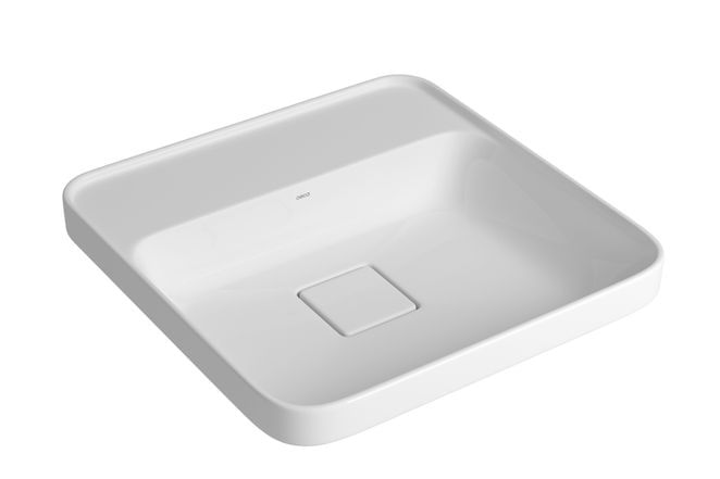 Cuba Deca L21040 M17 Sobrepor Branco com Mesa Quadrado 40x40cm