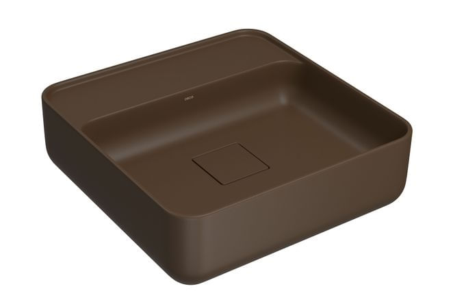 Cuba Deca L11040.M22 Slim Quadratta Apoio Com Mesa Marrom Fosco 40cm