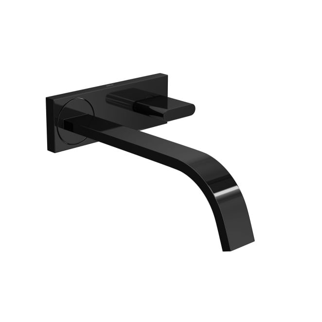 Torneira Deca 1179 Bl33 Polo Com Chapa Lavatório Parede Black Noir