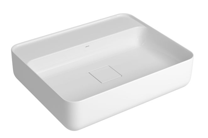 Cuba Deca L.13050.m.17 Slim Apoio Branco Retangular Com Mesa 50cm